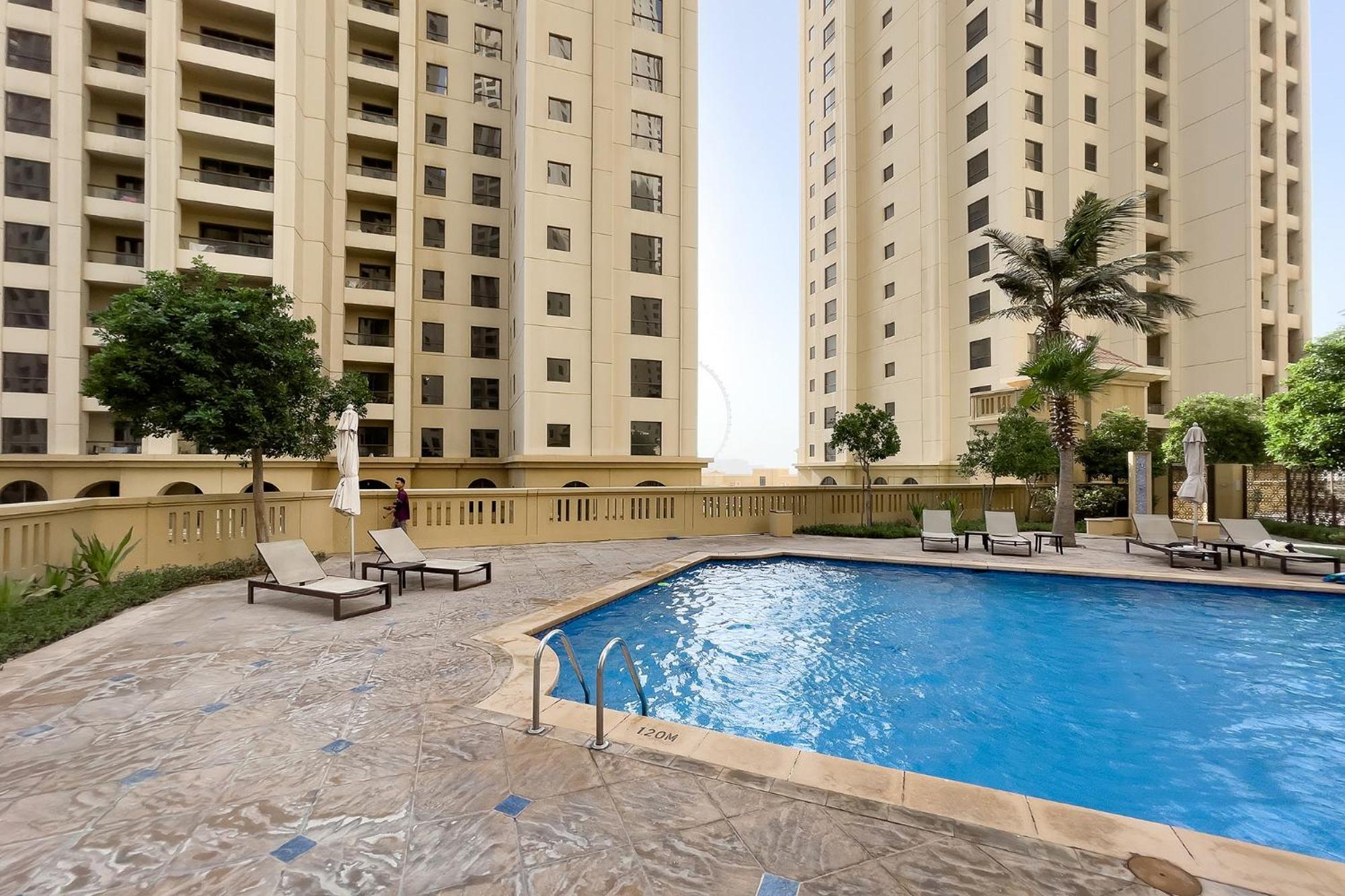 Premium 2Bdr Apartment See View Bahar 4 Jbr Дубай Экстерьер фото