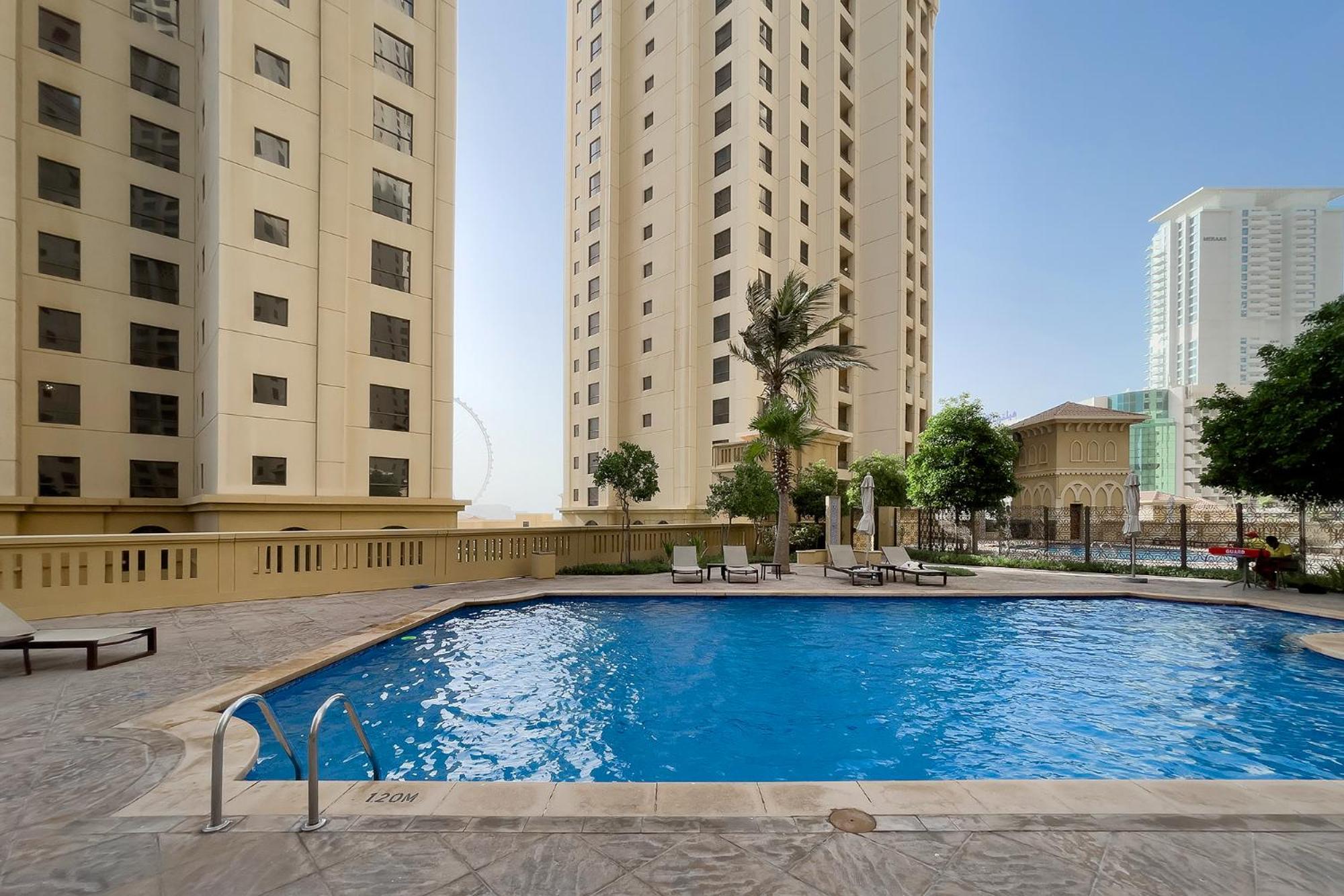 Premium 2Bdr Apartment See View Bahar 4 Jbr Дубай Экстерьер фото